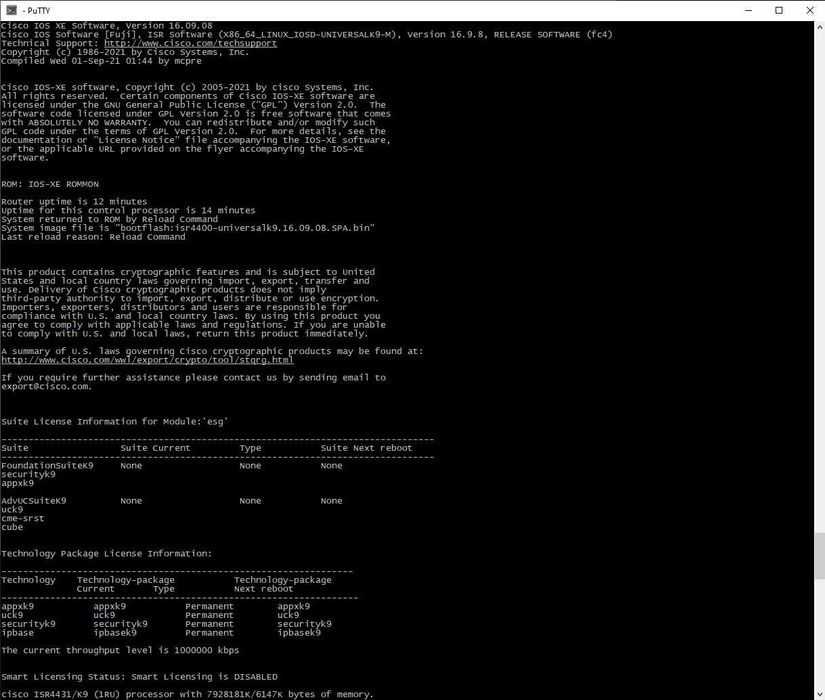 Маршрутизаторы Cisco ISR4431/K9(активированы лицензии) безнал/гарантия