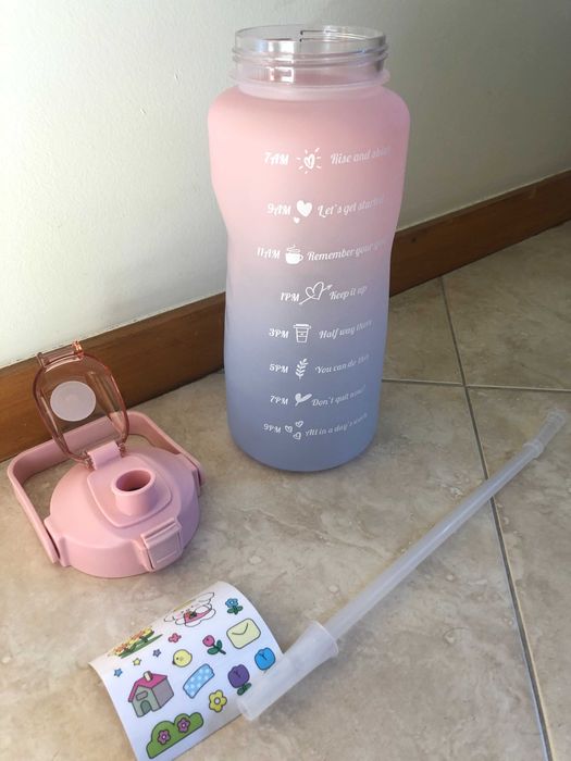 Garrafa motivacional nova