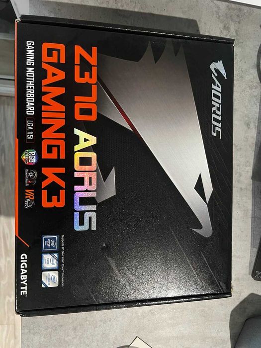 Материнська плата Z370 Aorus Gaming K3 — геймерська, LGA 1151
