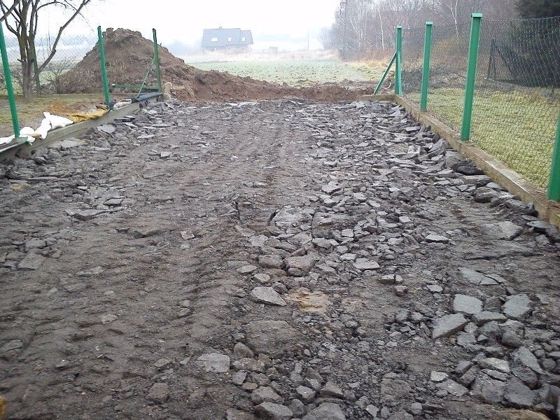 Gruz betonowy mielony na utwardzenie