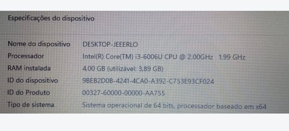 Portátil Positivo Motion I34500AI-15
