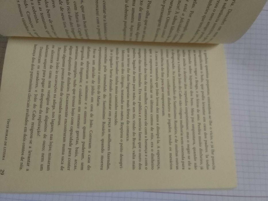 Livro "Vinte Horas de Liteira" de Camilo Castelo Branco