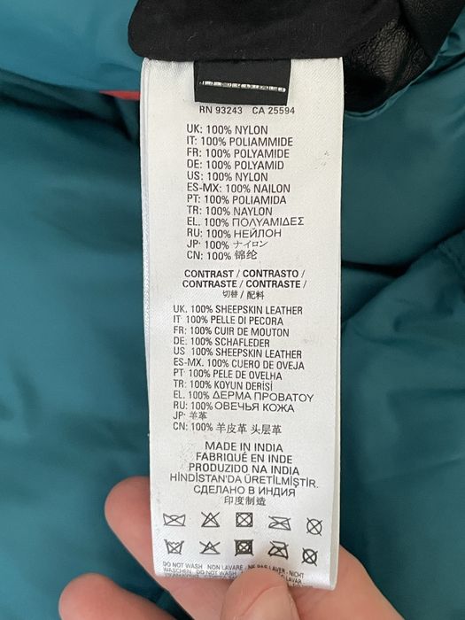 Шкіряна куртка Diesel Leather & Down Biker Jacket