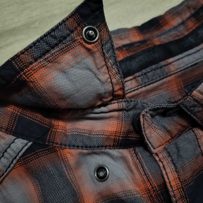 Рубашка Harley-Davidson Cotton Oxford Plaid Short Sleeve Woven Shirt