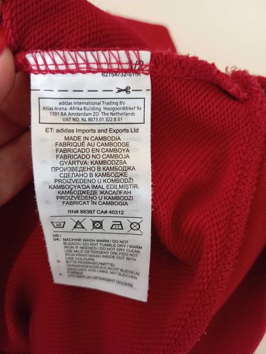 Adidas Camisola vermelha