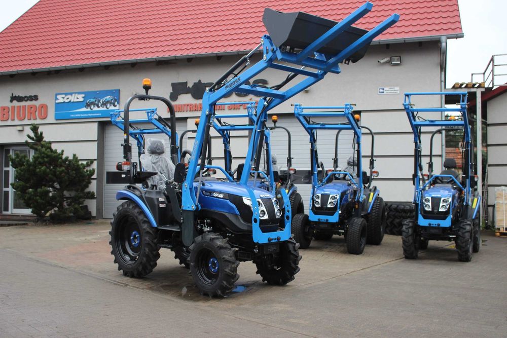 OFERTA SPECJALNA!!! Mini Traktorek Solis 26 HST 4WD + Ładowacz czołowy STD