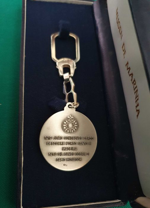 Porta-Chaves da Descoberta da Madeira e Porto Santo, em prata .925