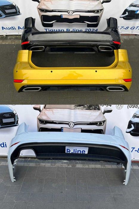 Бампер задний VW Golf 7 VII Lift R-line GTD 17-20 універсал 5G9807421M