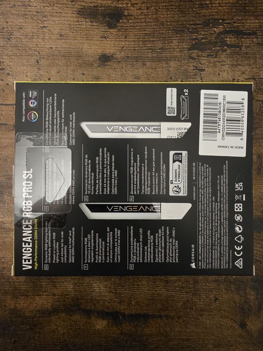 Corsair Vengeance RGB PRO 32 GB 2 x 16 G DDR4 3600mhz CL18 Białe