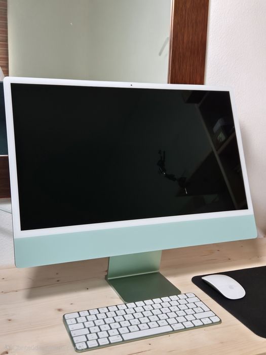 iMac 24" M3 Verde 256GB 8GB | Como Novo | 3 Anos Garantia