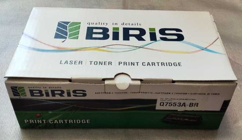 Новий картридж  HP 53A (Q7553A) BIRIS