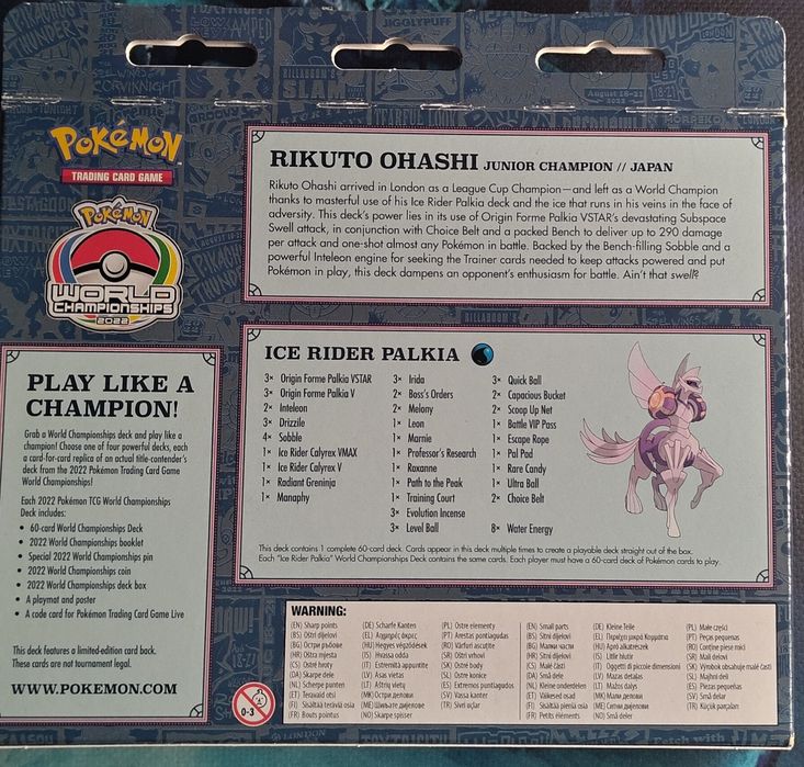 Pokémon Rikuto Ohashi world championship 2022 deck