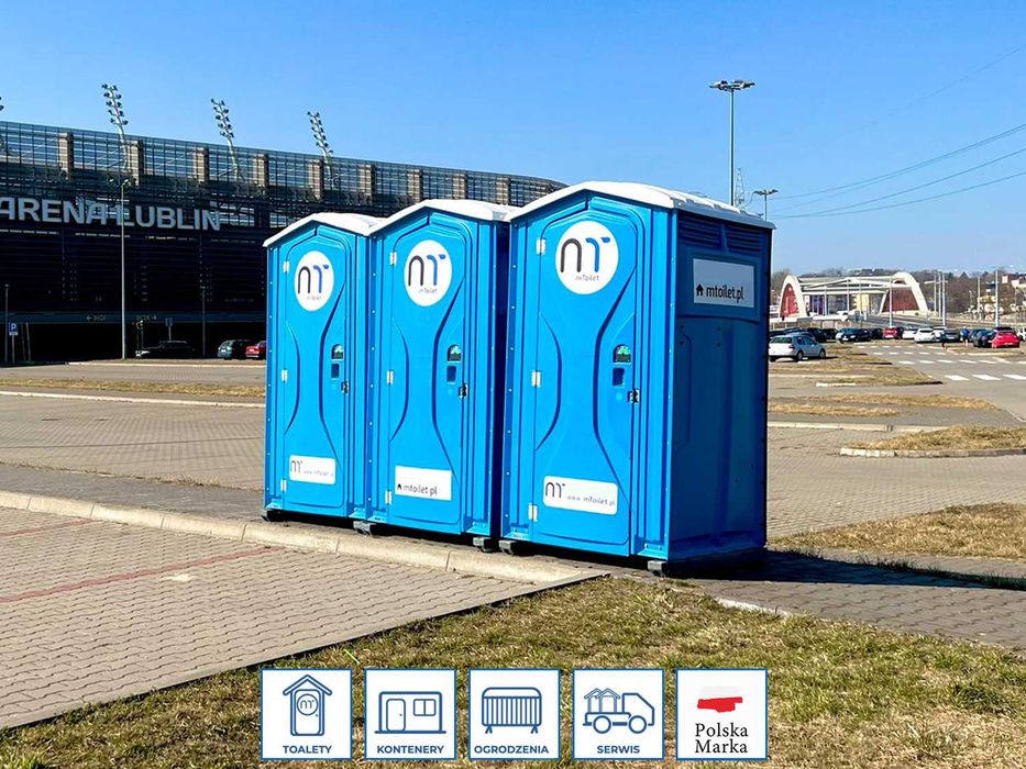 Toaleta przenośna wynajem toalety toalet kabina wc na budowę imprezę