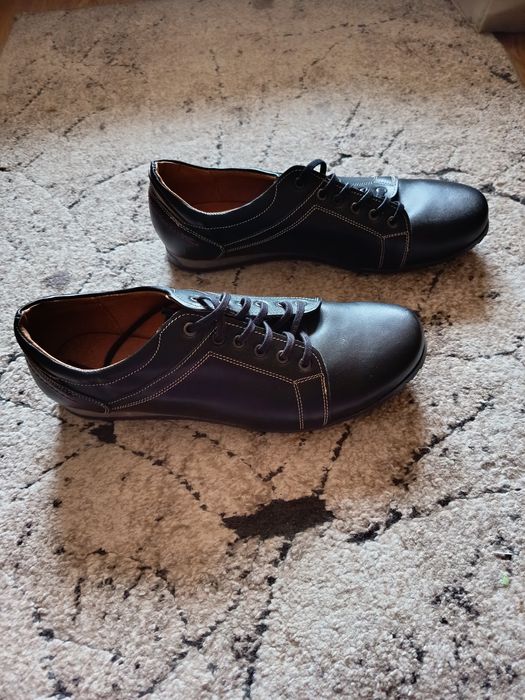 Buty casulowe męskie skórzane Fido 43