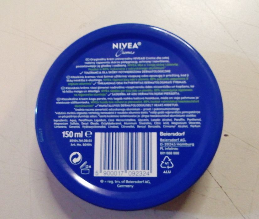 Nivea Creme nawilżający krem do twarzy i ciała 150 ml. 2 szt.