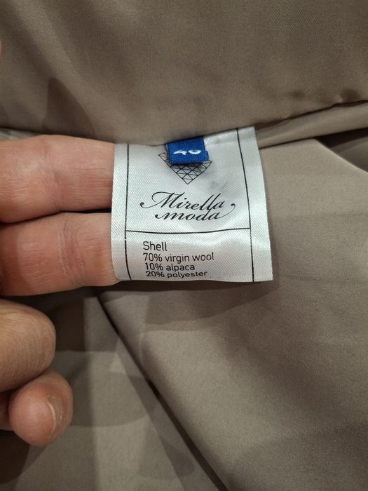 Зимове пальто альпака шерсть 48