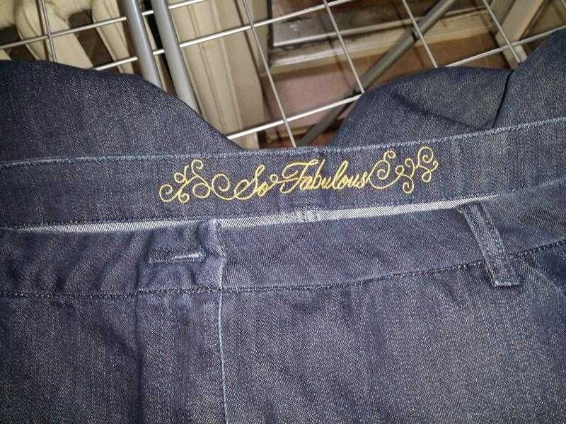 жіночі стрейчеві джинси кюлоти капрі з заклепками батал