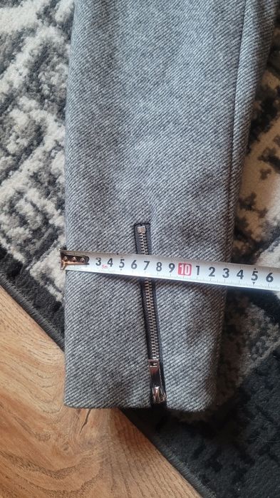 Płaszcz płaszczyk damski szary house zamki