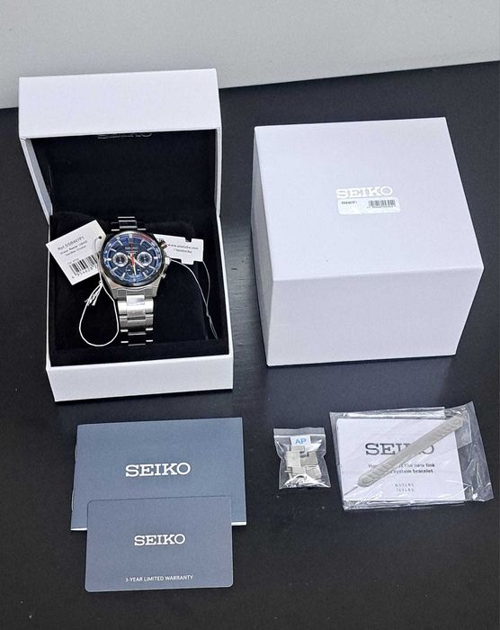 Seiko Chronograph SSB407P1 - Full set