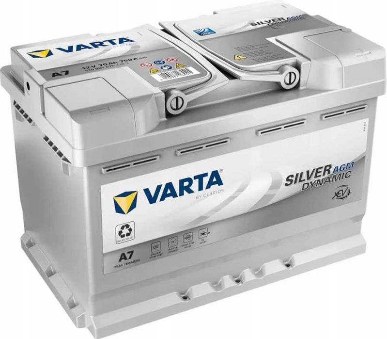 Akumulator Varta AGM A7 12V 70Ah 760A Wrocław Krzyki Orzechowa 2A
