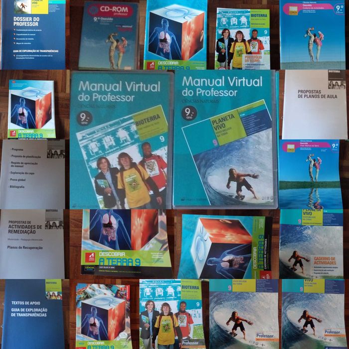 NOVOS [7º até 12º ano] - Manuais Professor / Cadernos Atividades / Cds