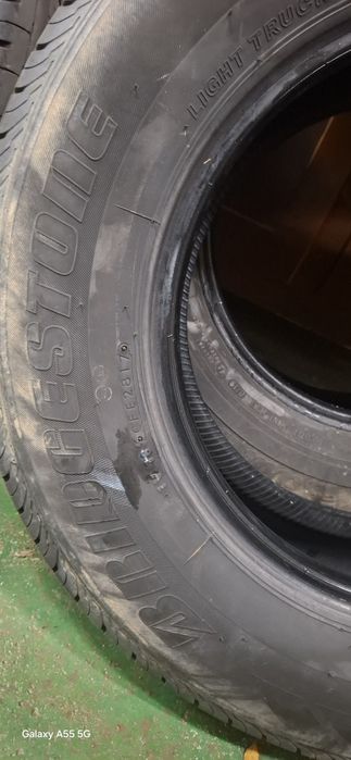 4 Pneus  medida 215/70R15 - bridgestone duravis e barum  vanis 2
