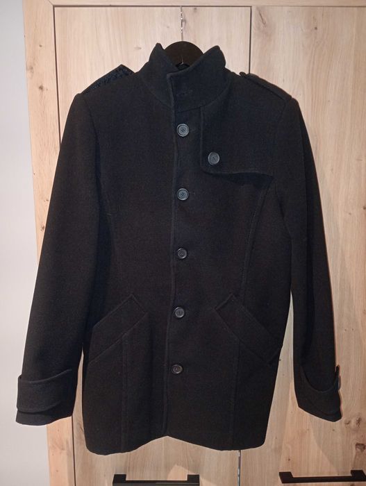 Płaszcz przejściowy czarny rozmiar M - JAK NOWY