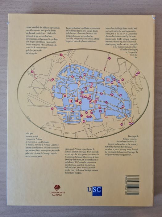 Livro "Láminas de Compostela" de Jesús Ángel Simal Lozano