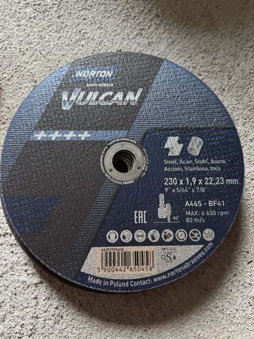 Tarcza do metalu Norton vulcan A46S-BF41