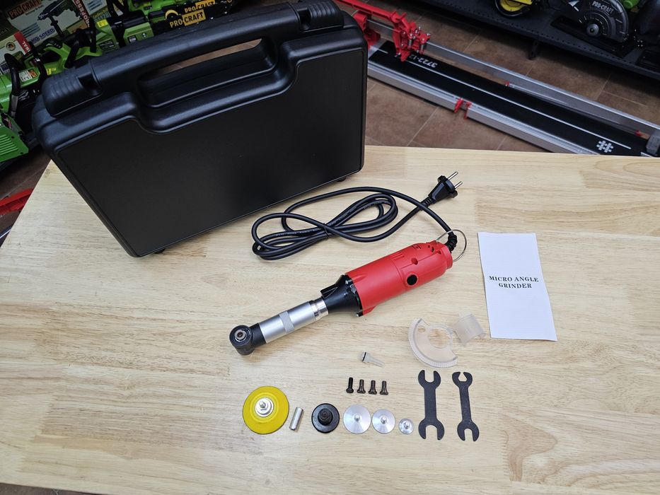 Гравер угловой +Кейс Помогатор для резки плитки Регулировка об.