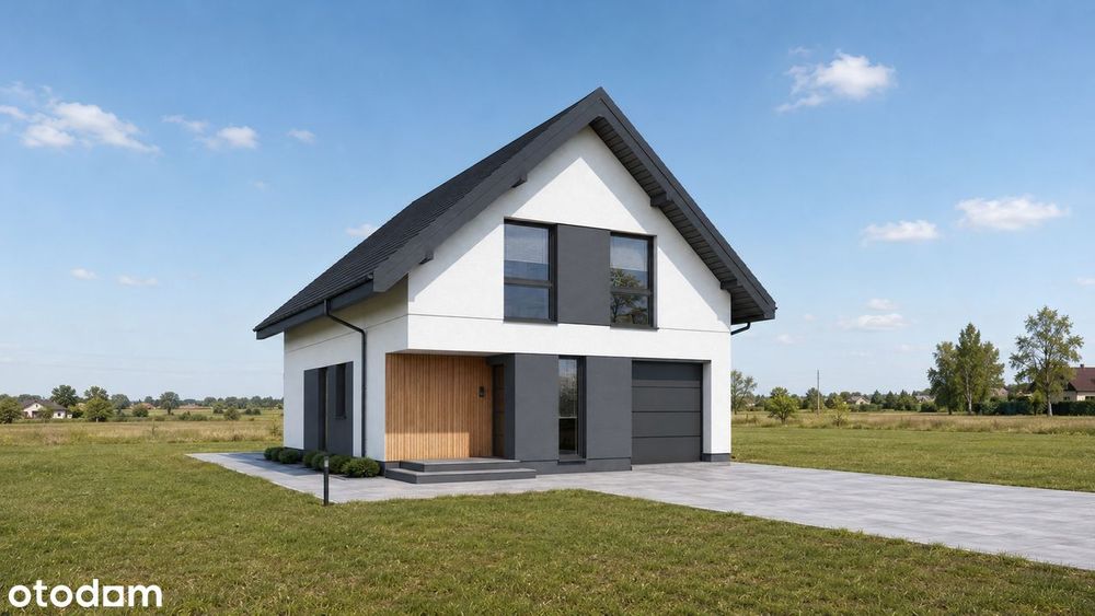 Nowy dom 146 m² | działka 1175 m² | Pigża pod Toruniem