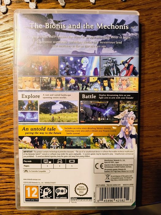 Xenoblade Chronicles Definitive Edition Switch
