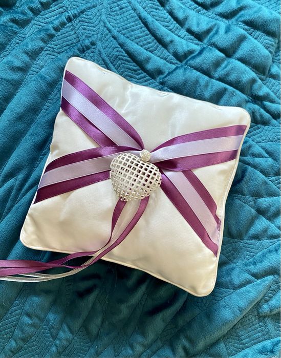 Poduszka na obrączki ślubne Premium NOWA