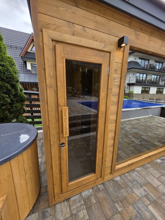 Strefa spa Sauna Balia ogrodowa