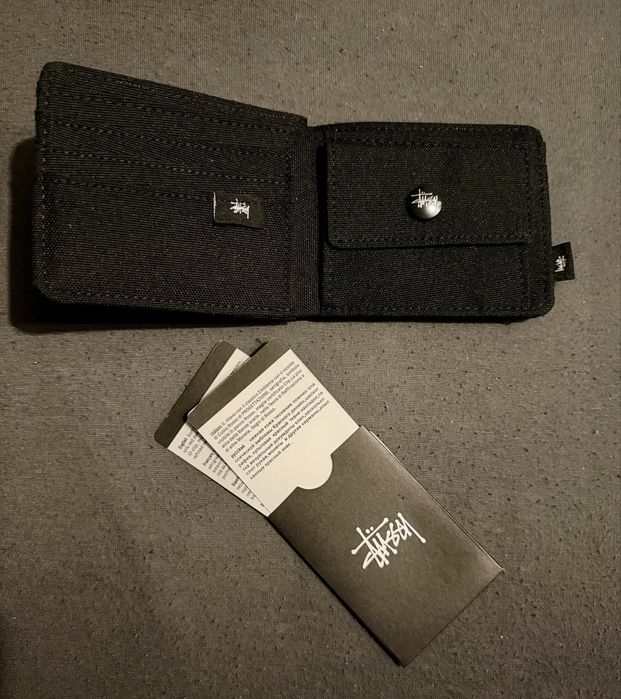 Portfel stussy czarny