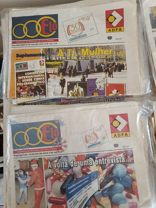 Coleção Histórica Revista/Jornal ADFA (286 Exemplares) | 1977 a 2014