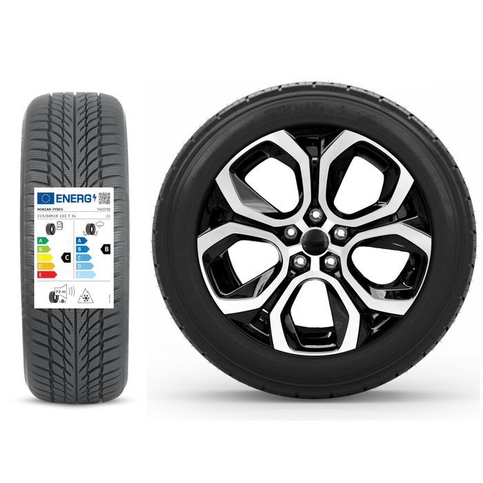 Pasuje do Dacia Bigster Duster koła zimowe 18" Nokian 215/60R18