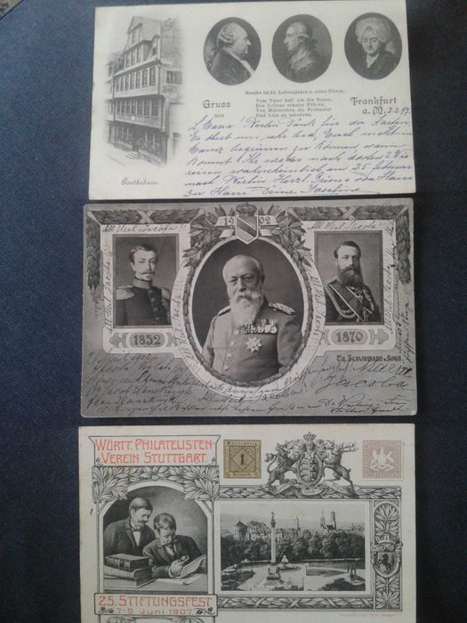 Postais antigos - Fins século  19 / início  século  20