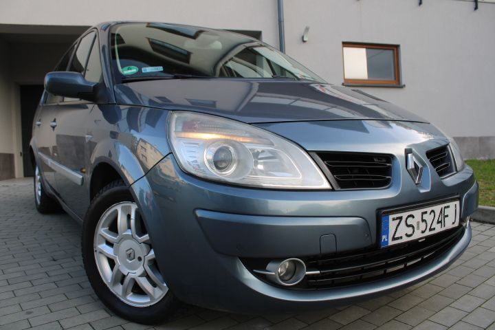 Renault Scenic Grand_ŁADNY 2008 Rok_ZDROWY_2,0 Benzyna+Gaz_BEZAWARYJNY_Bogata WERSJA_