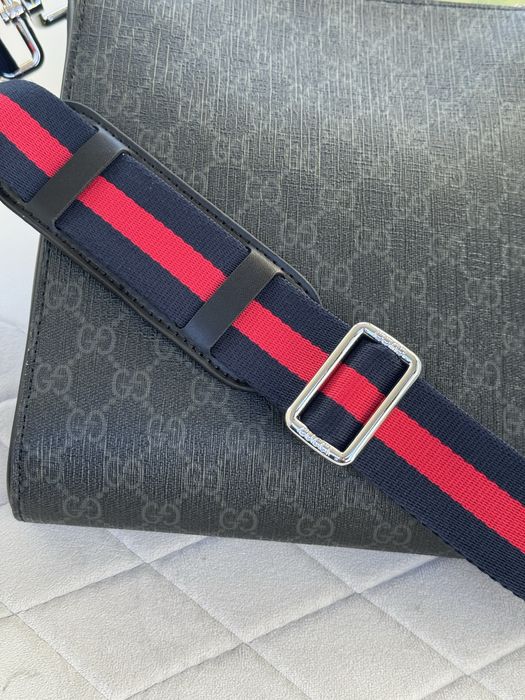 Чоловіча мужская сумка барсетка через плече Гуччи Gucci