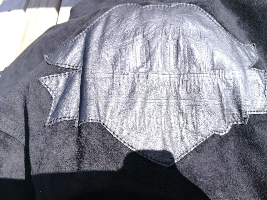 Casaco estilo Harley pele motard M como novo aceito proposta comp troc