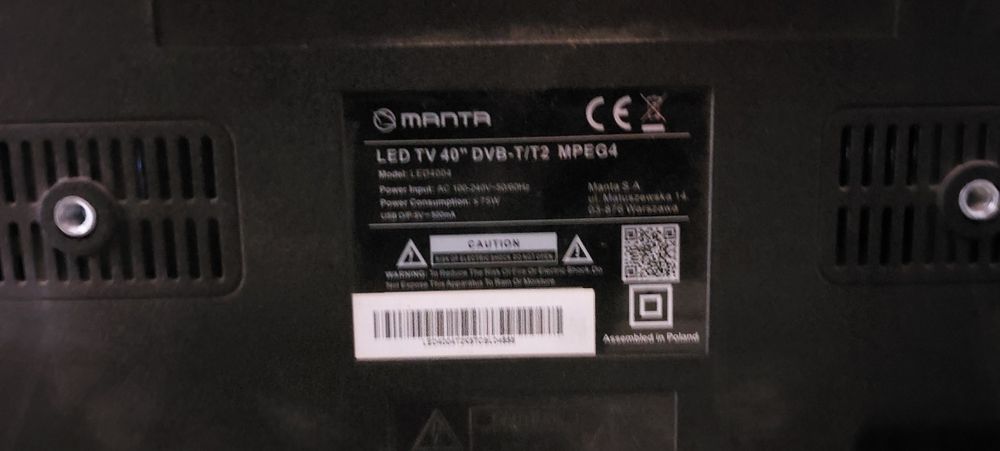 Telewizor Manta 40led4004