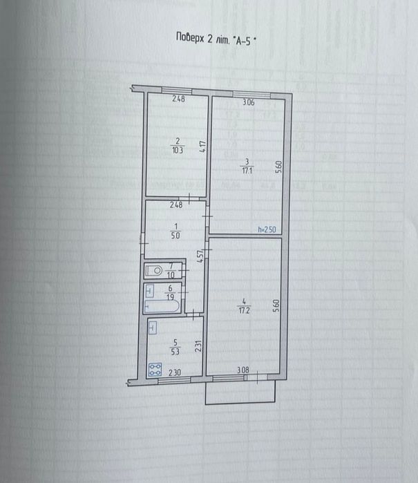 Продажа 3к. квартири Центр