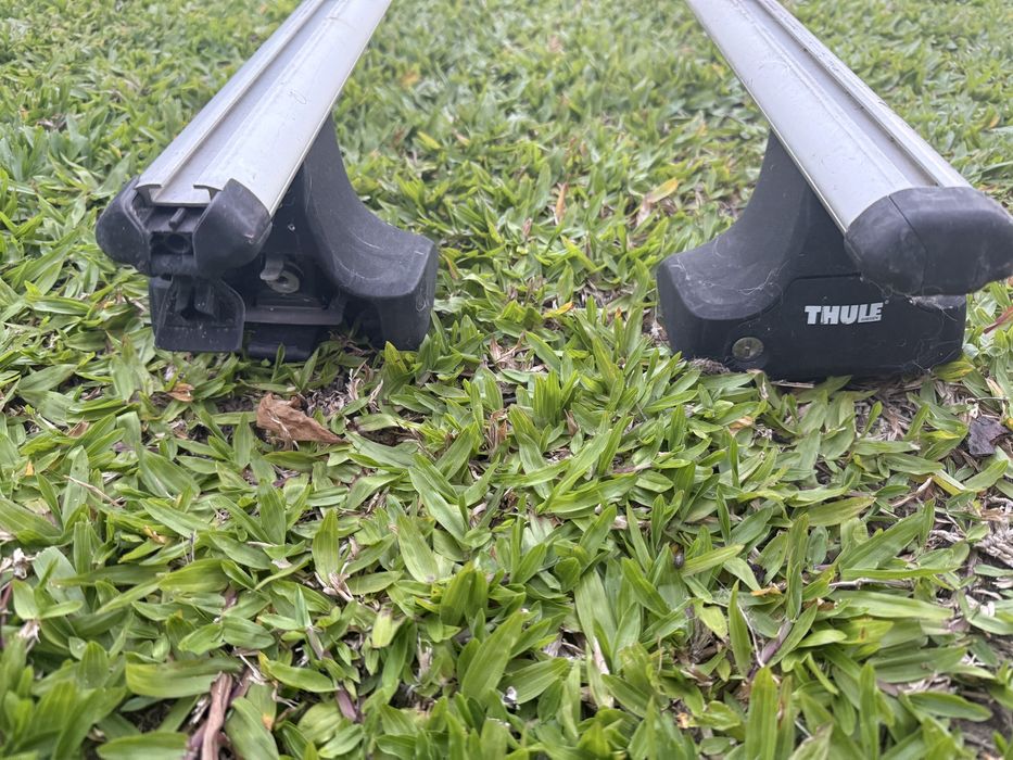 Barras de Tejadilho Aerodinâmicas Thule WingBar (Com Chaves Originais)