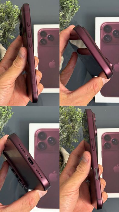 Як новий iPhone 18 Pro 256gb Burgundy Neverlock АКБ 100% Айфон фізсім гарантія