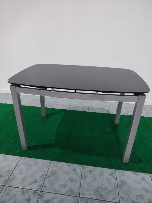 Mesas de vidro extensíveis