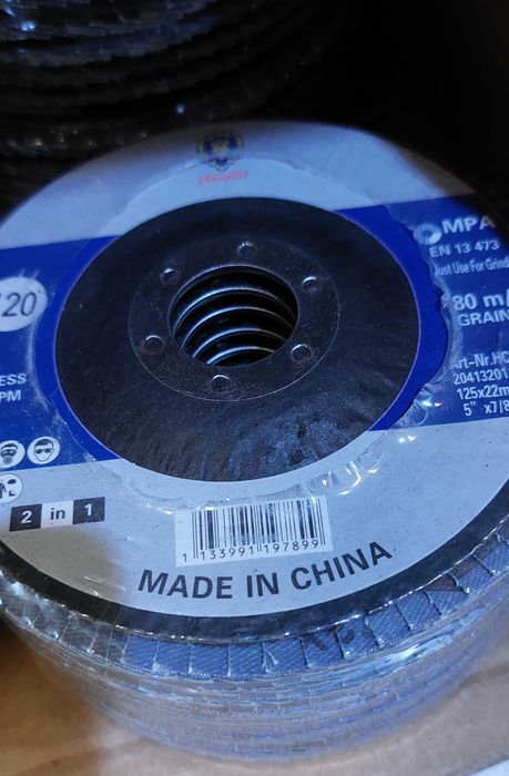 Disco Lamelas 125x22 para rebarbadora