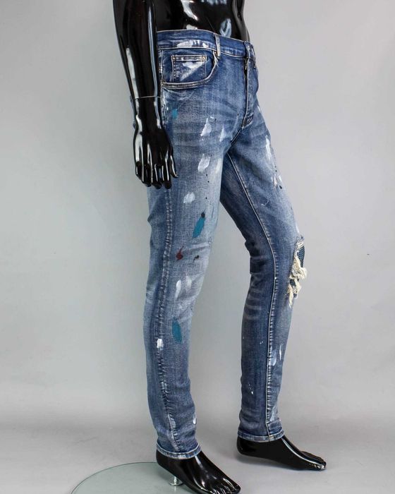 Модные джинсы от дорогого бренда AMIRI.Dsquared 2