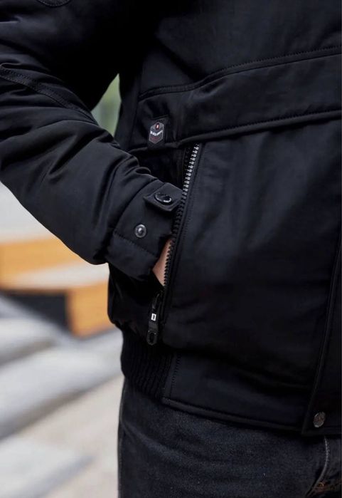 Бомбер зимний Black Vinyl