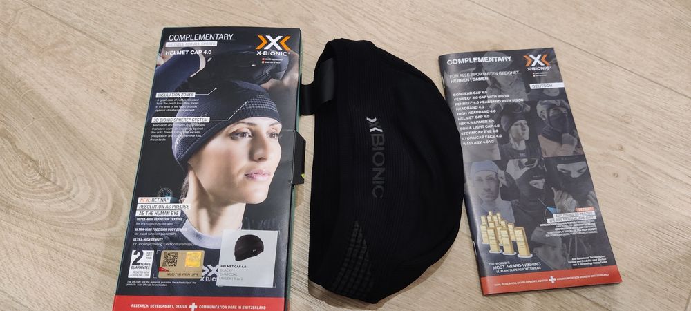 Nowa Czapka x-bionic helmet cap rozmiar 1